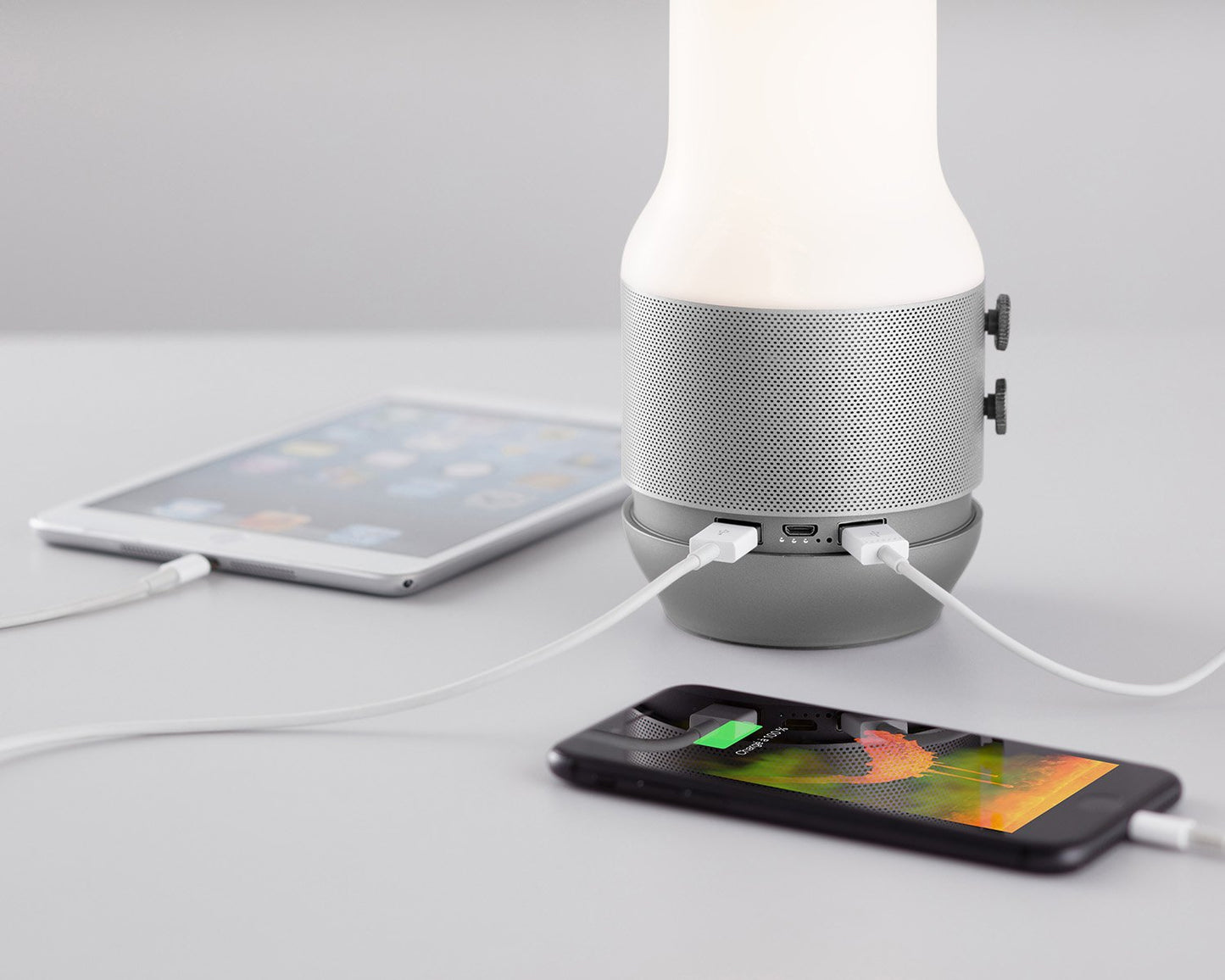 Lexon Terrace LA106 Lantern Speaker & Power Bank - Soft Gold