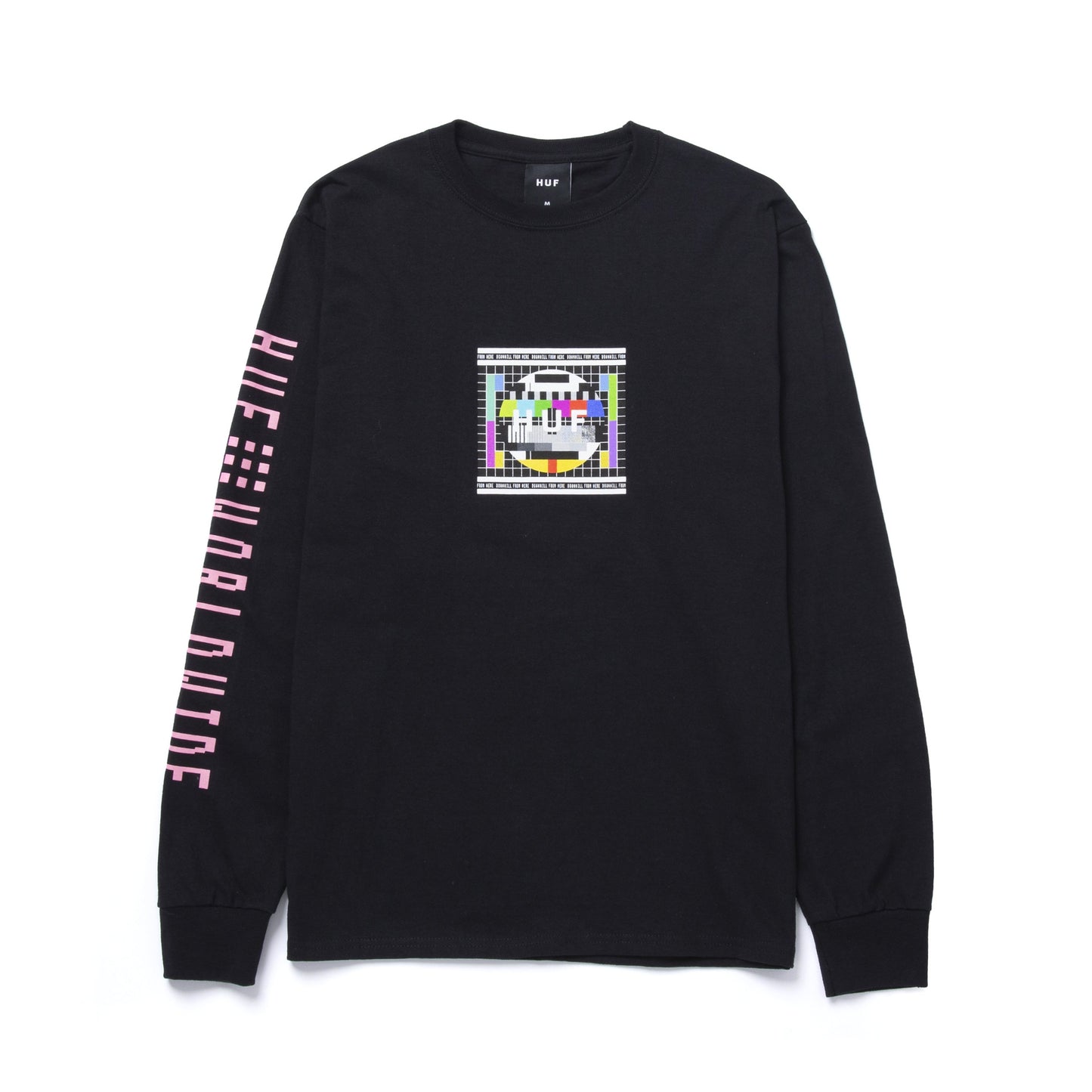 HUF Test Screen LS T-Shirt - Black