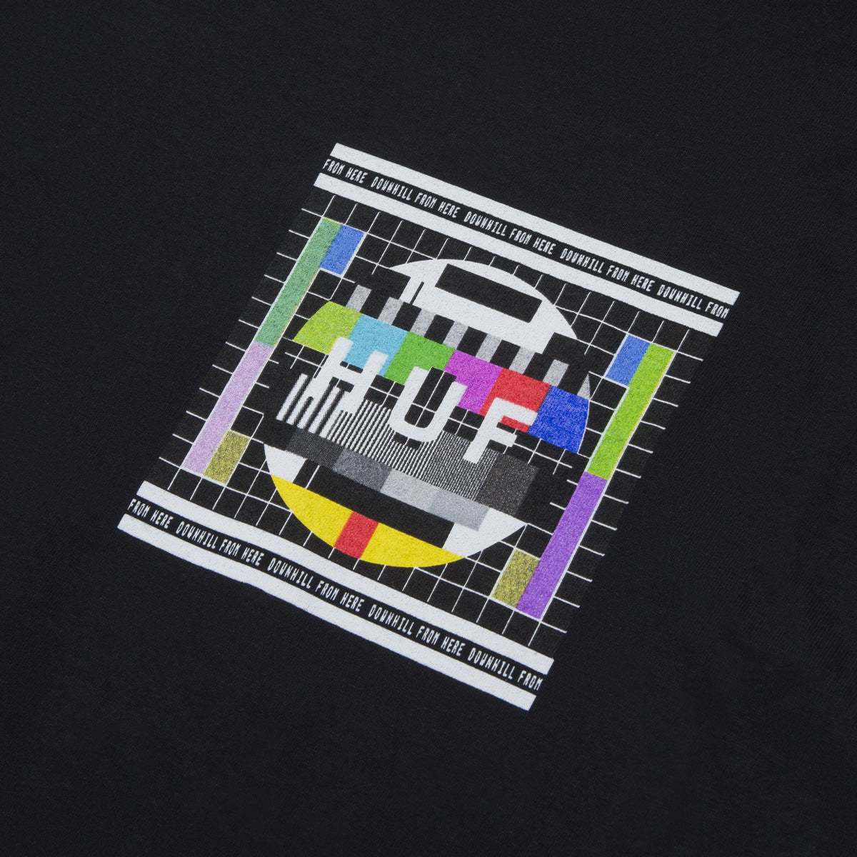 HUF Test Screen LS T-Shirt - White