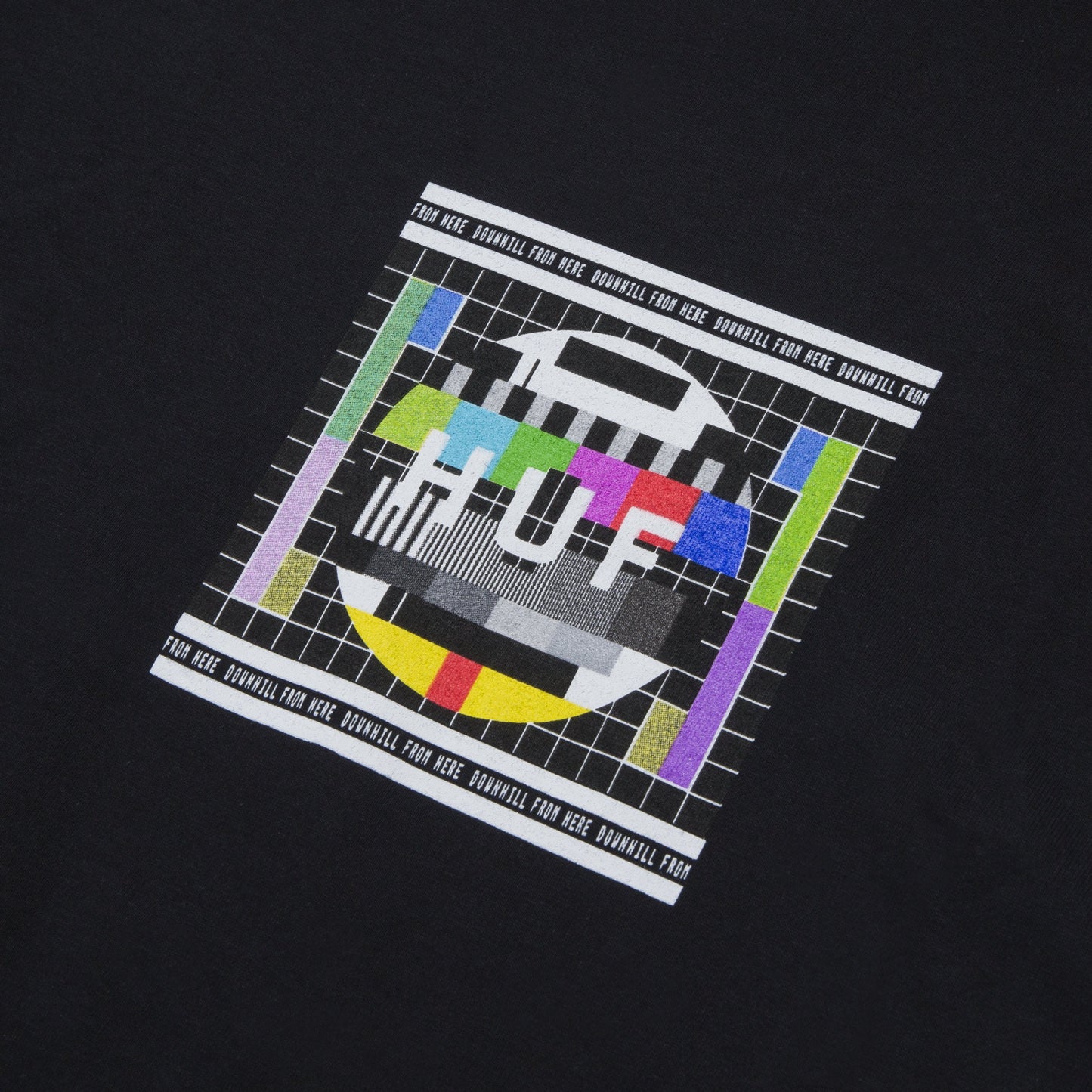 HUF Test Screen LS T-Shirt - White