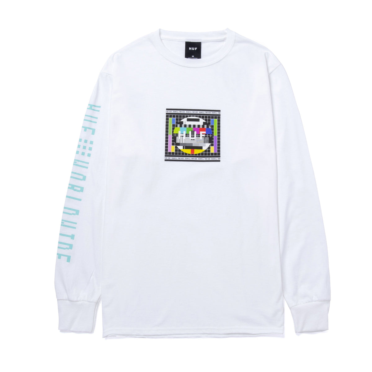 HUF Test Screen LS T-Shirt - White