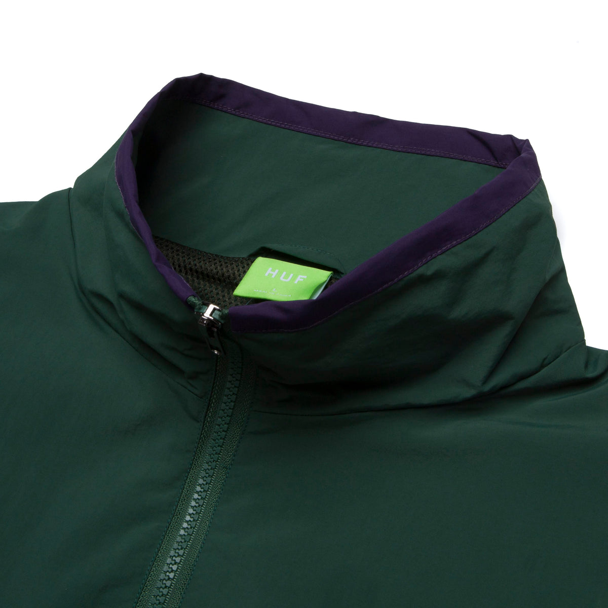 HUF Teton 1/4 Zip Anorak - Forest Green
