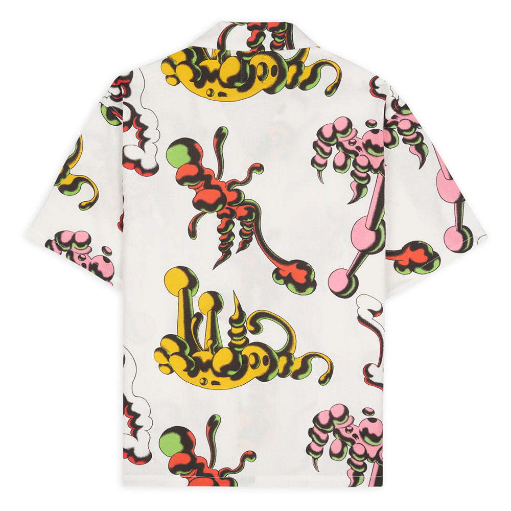Brain Dead Tetsunori Tawaraya Seersucker Shirt - White