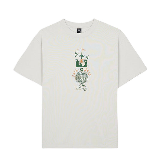 Brain Dead There Is A Way T-Shirt - Grey