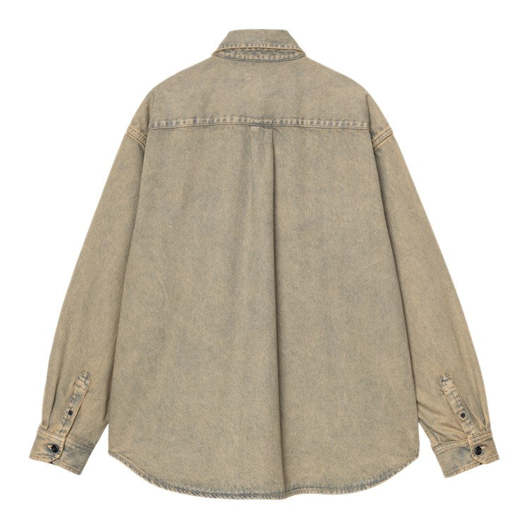 Carhartt WIP Tigan Shirt Jacket - Blue Leather