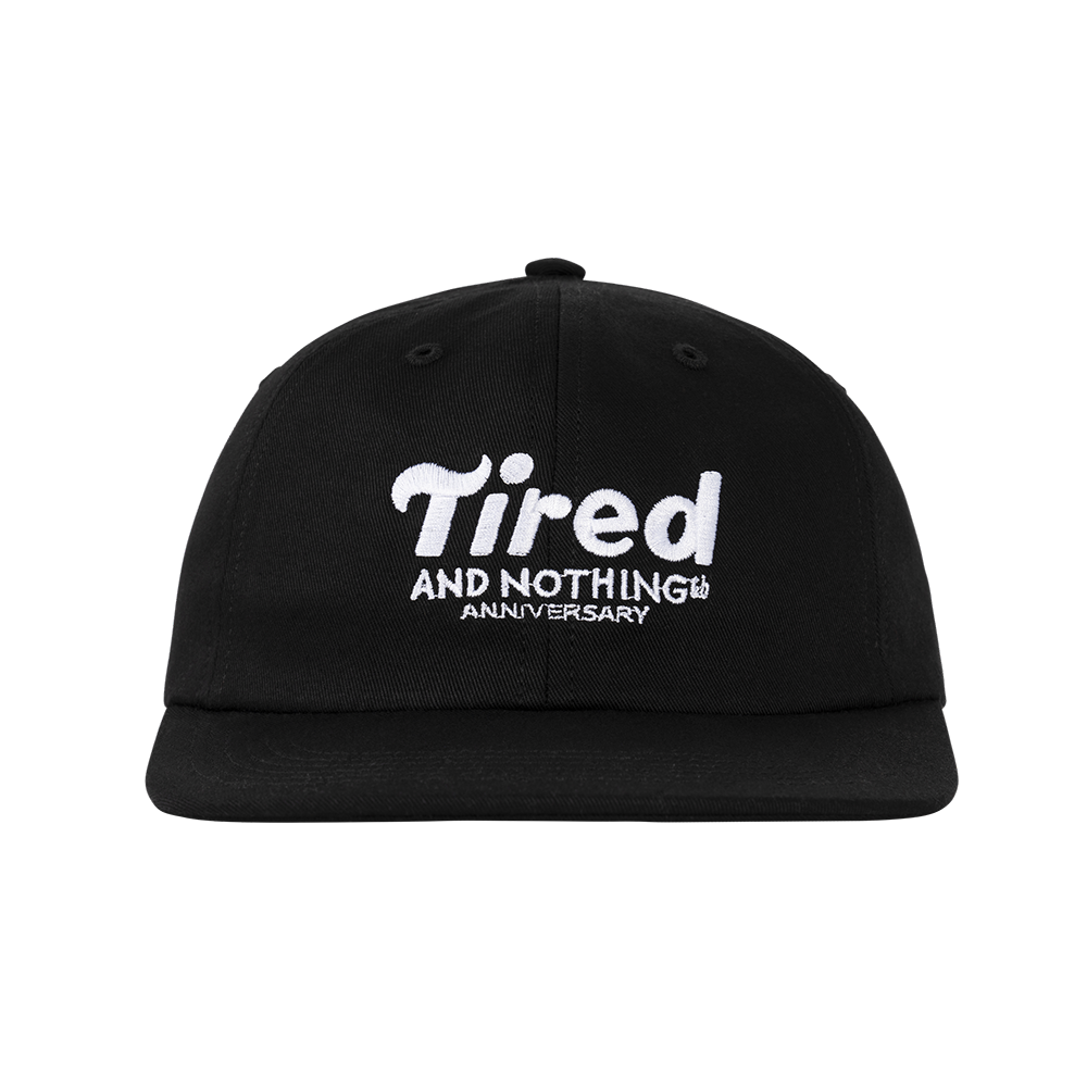 Tired Nothingth 6 Panel Cap - Black