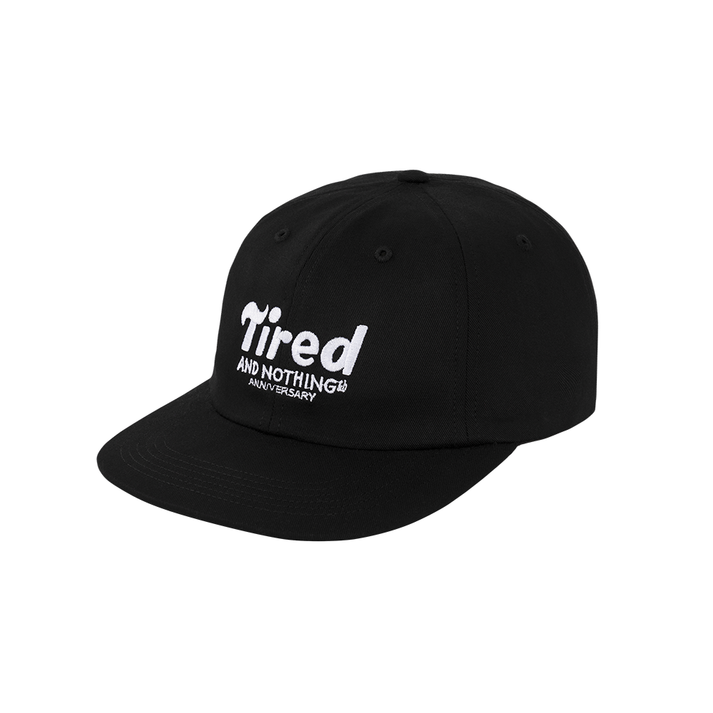 Tired Nothingth 6 Panel Cap - Black