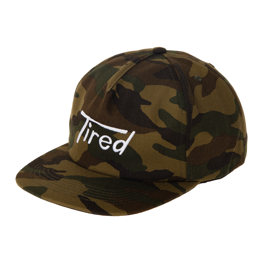 Tired Skateboards Old Mobil 5 Panel Cap