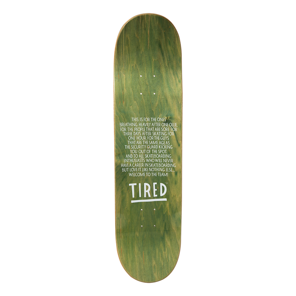 Tired Skateboards Spinal Tap 8.25" Deck