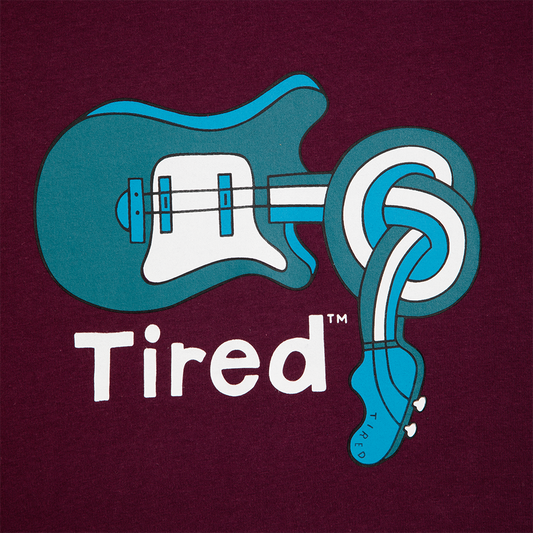 Tired Skateboards Spinal Tap T-Shirt - Cardinal