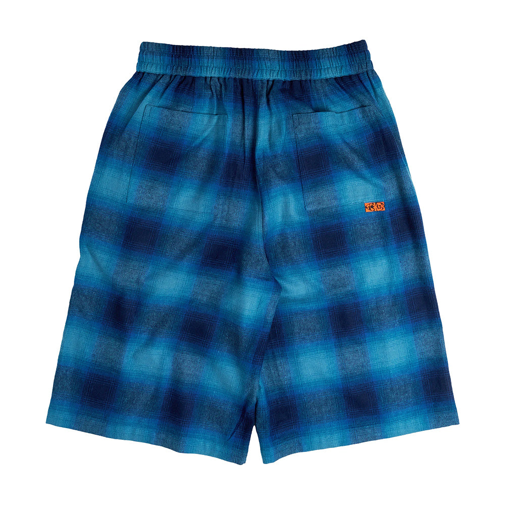 TOKEN 4U VHS Shorts - Teal Plaid