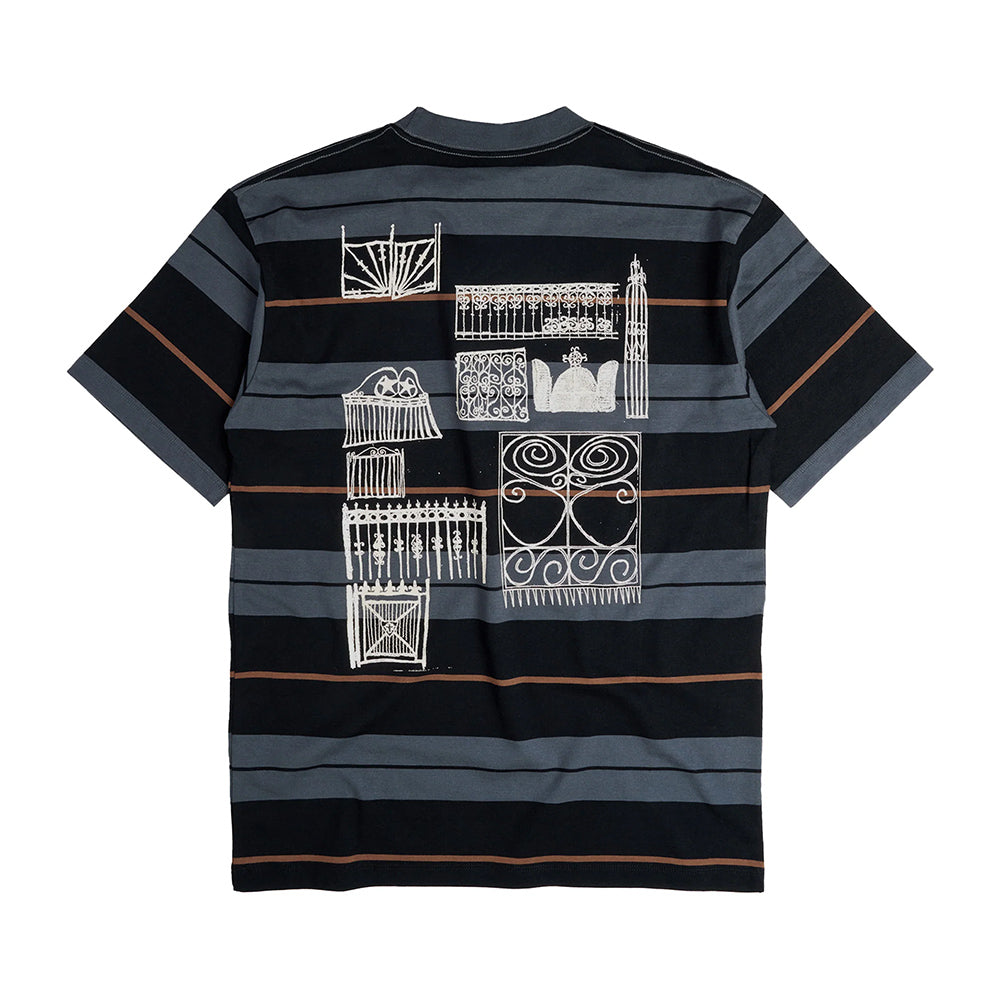 TOKEN 4U Fences SS Tee - Grey Stripe