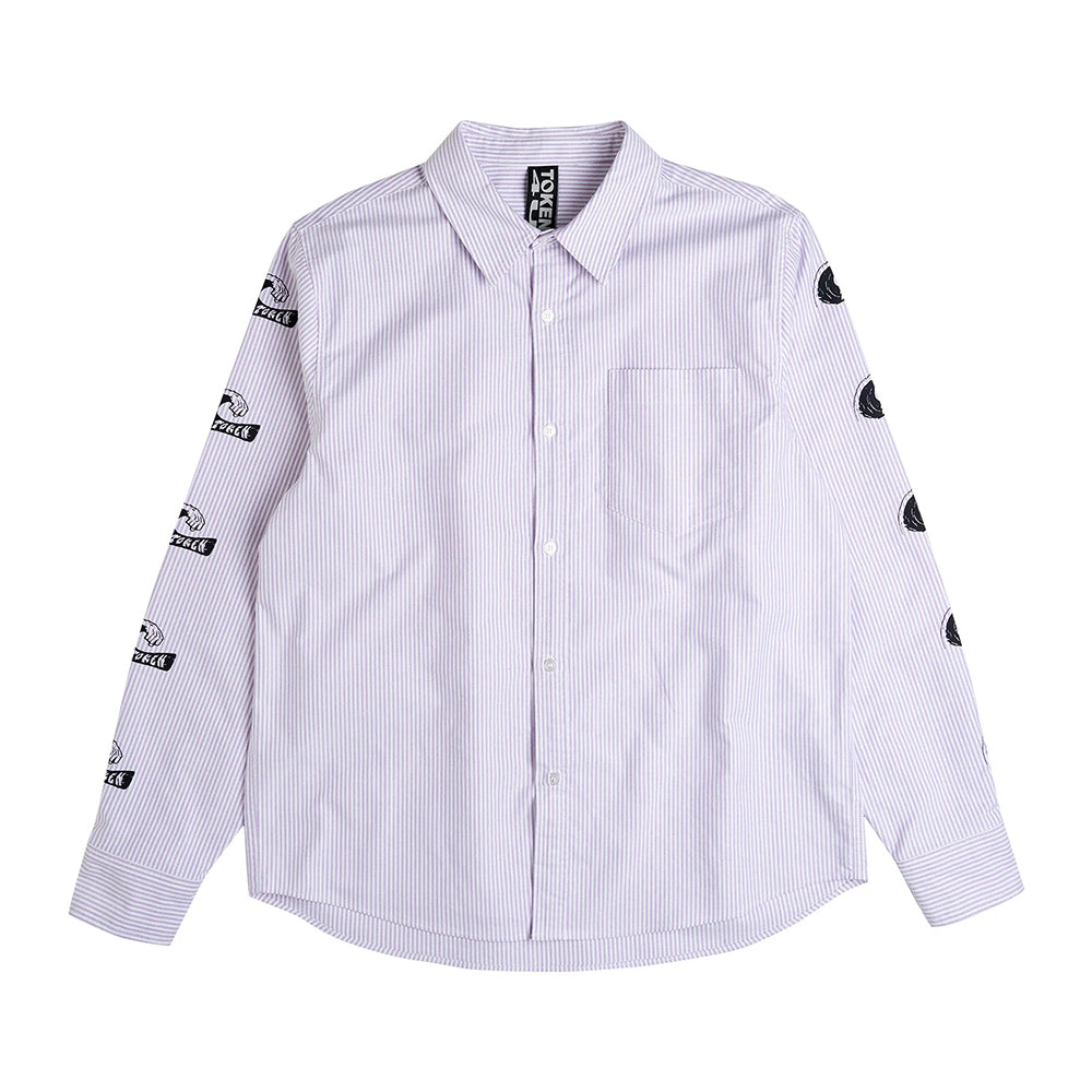 TOKEN 4U Tuff Stuff Shirt - Purple White