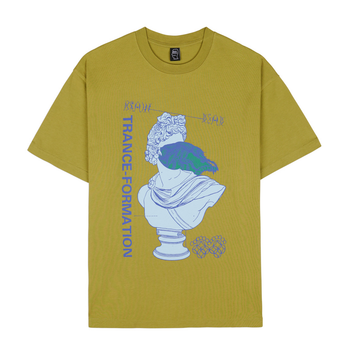 Brain Dead Trance Formation T-Shirt - Moss