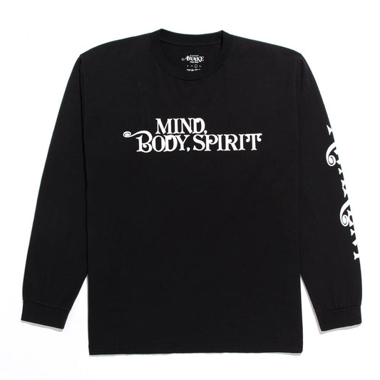 Awake NY Mind Body Spirit LS T-Shirt - Black