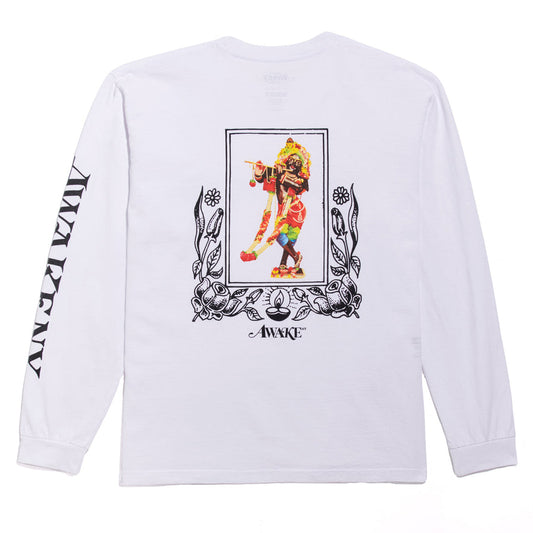 Awake NY Mind Body Spirit LS T-Shirt - White