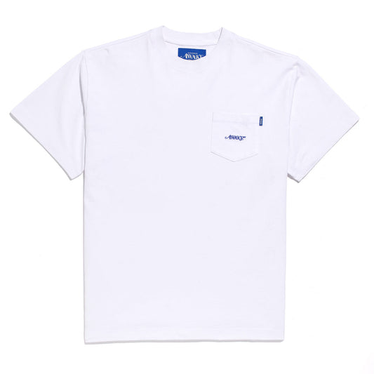 Awake NY Classic Embroidered Logo Pocket T-Shirt - White