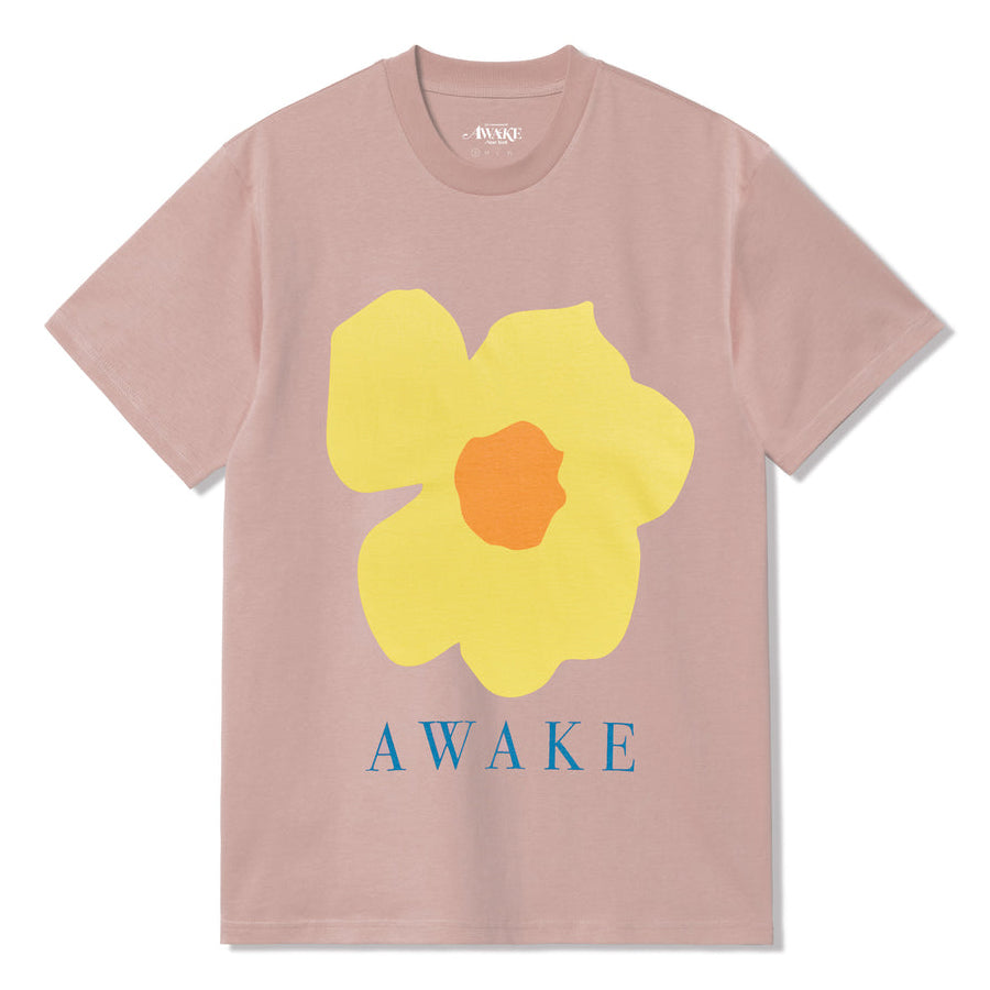 Awake NY Floral T-Shirt - Mauve