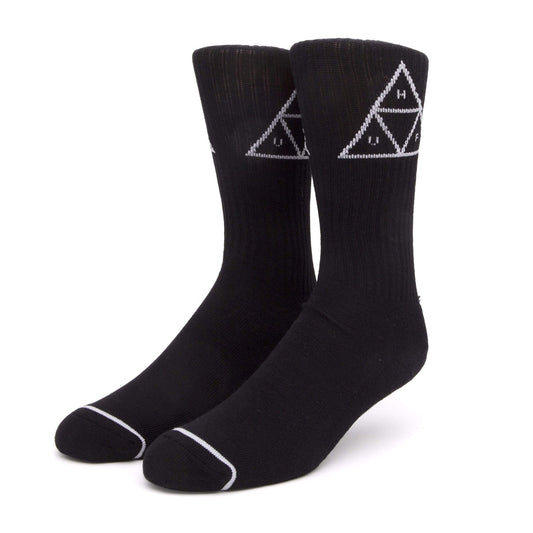 HUF Triple Triangle Crew Sock - Black