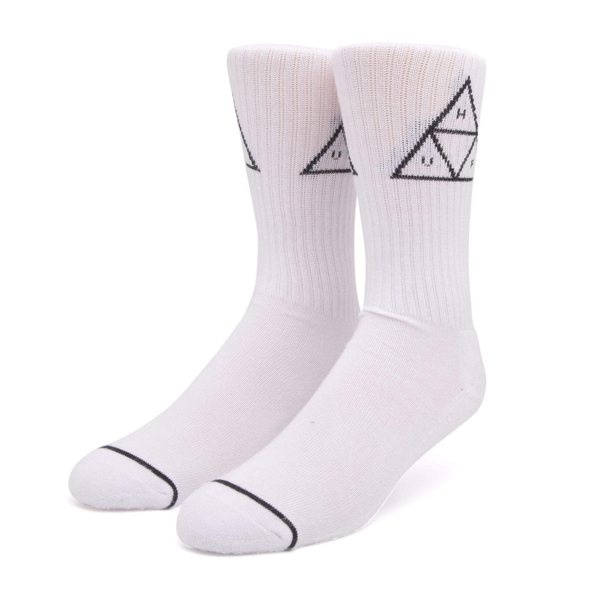 HUF Triple Triangle Crew Sock - White