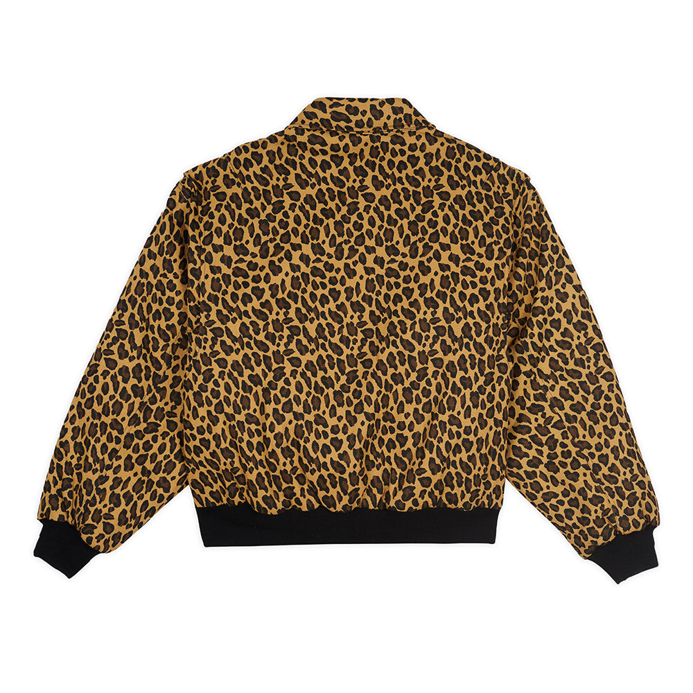 Brain Dead BD Twill Flight Jacket - Leopard
