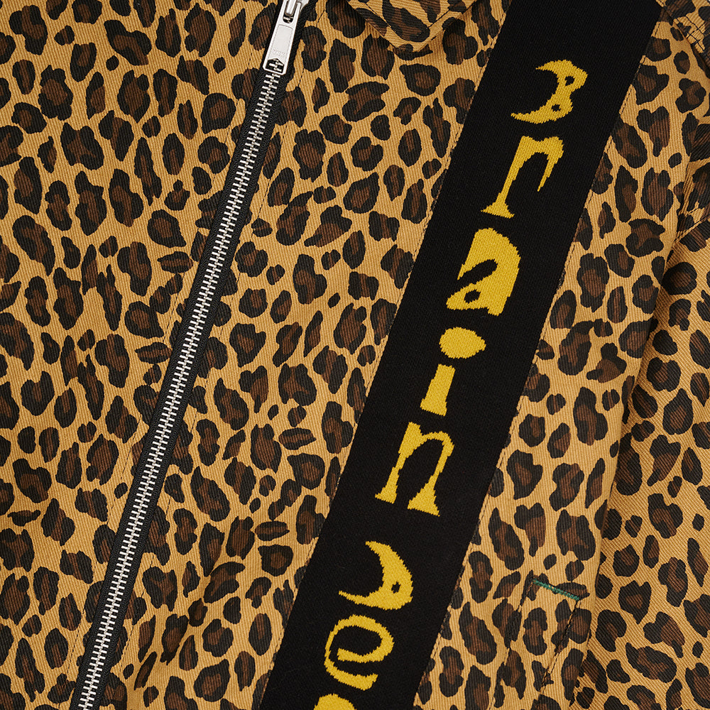 Brain Dead BD Twill Flight Jacket - Leopard