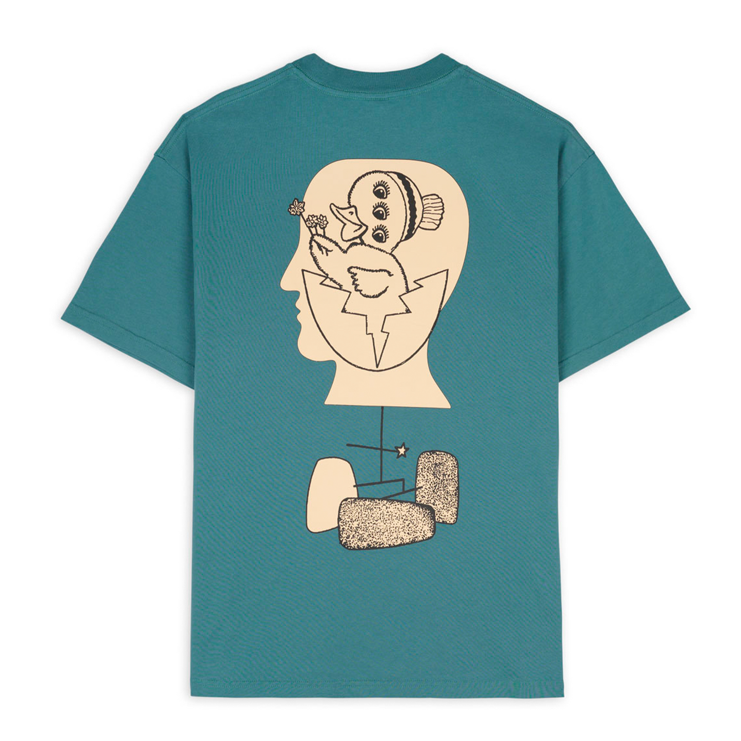 Brain Dead Understandable Enemies T-Shirt - Mallard