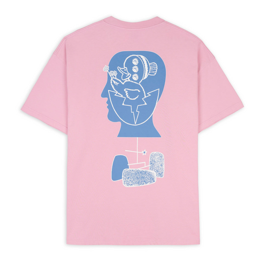Brain Dead Understandable Enemies T-Shirt - Pink
