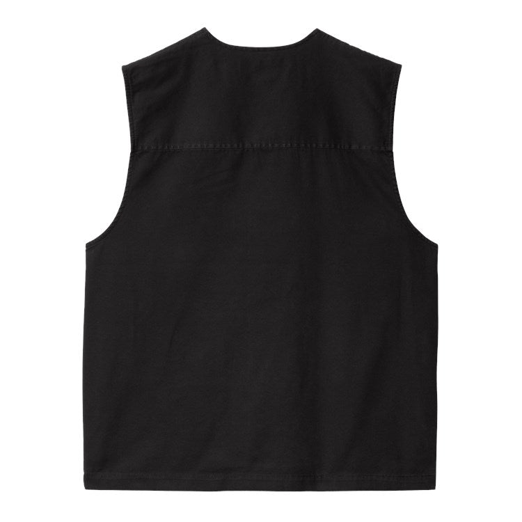 Carhartt WIP Unity Vest - Black Heavy Enzyme Wash