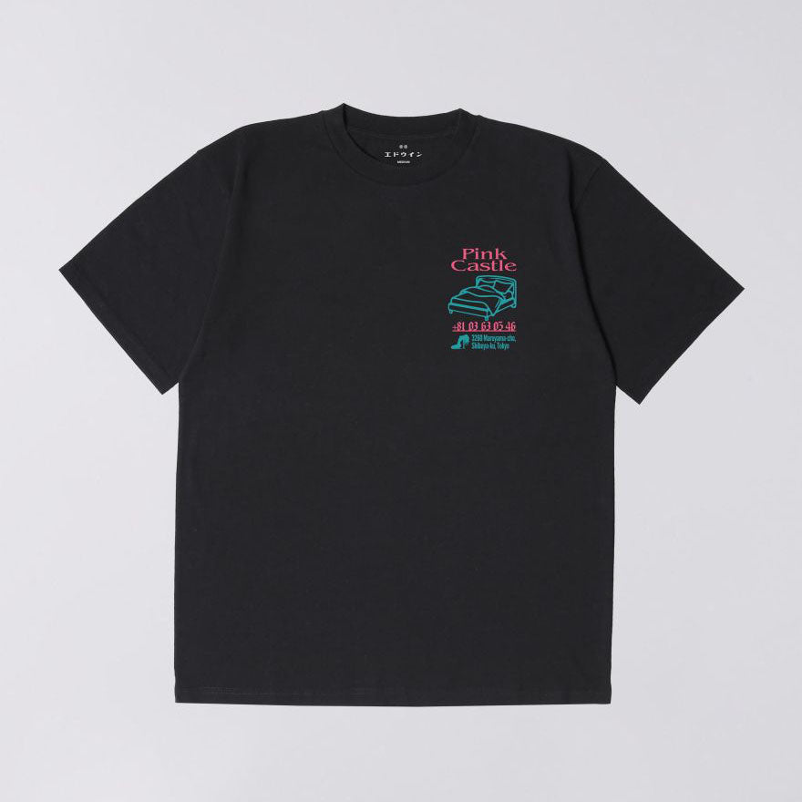 Edwin Pink Castle TS - Black