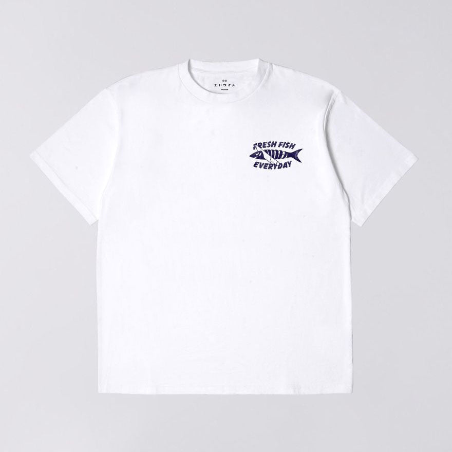 Edwin Monsieur Sakana TS - White