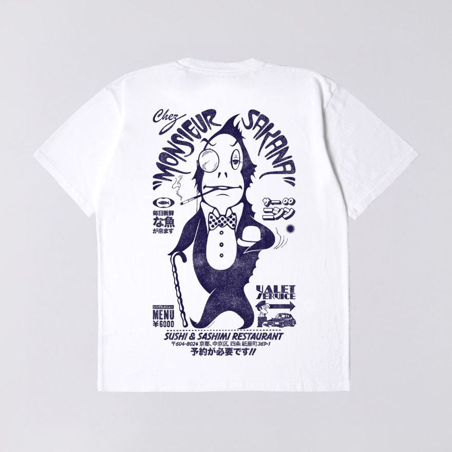 Edwin Monsieur Sakana TS - White