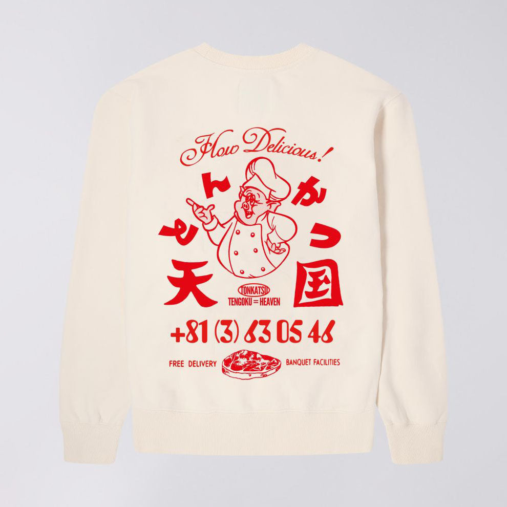 Edwin Tonkatsu Sweat - Whisper White