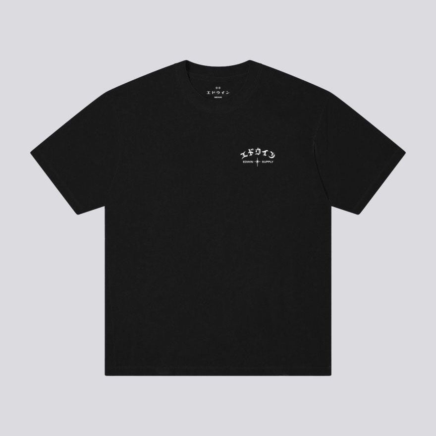 Edwin High Life Low Levels Chest Tee - Black