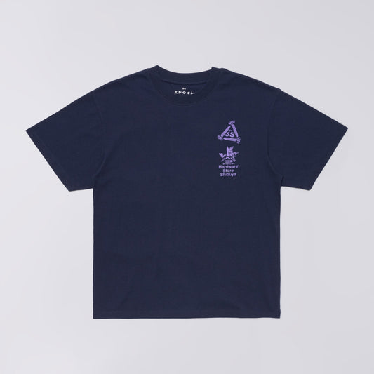 Edwin Hardware Store Shibuya TS - Maritime Blue