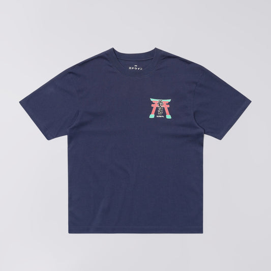 Edwin Torii Tee - Maritime Blue