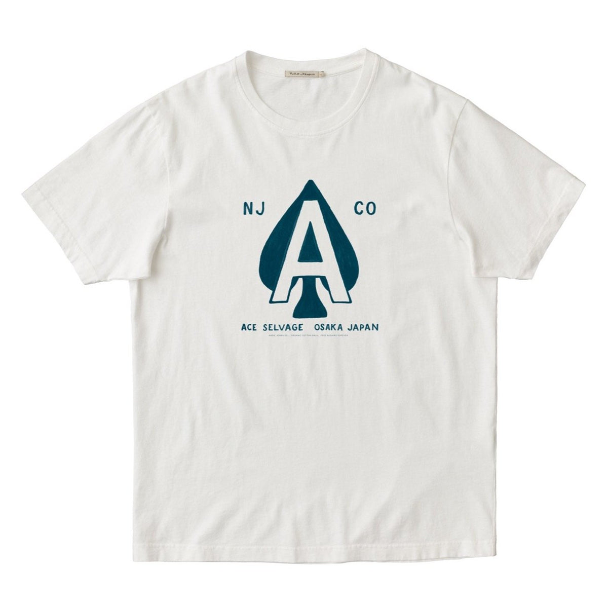 Nudie Jeans Co. Uno Ace T-Shirt - Chalk White
