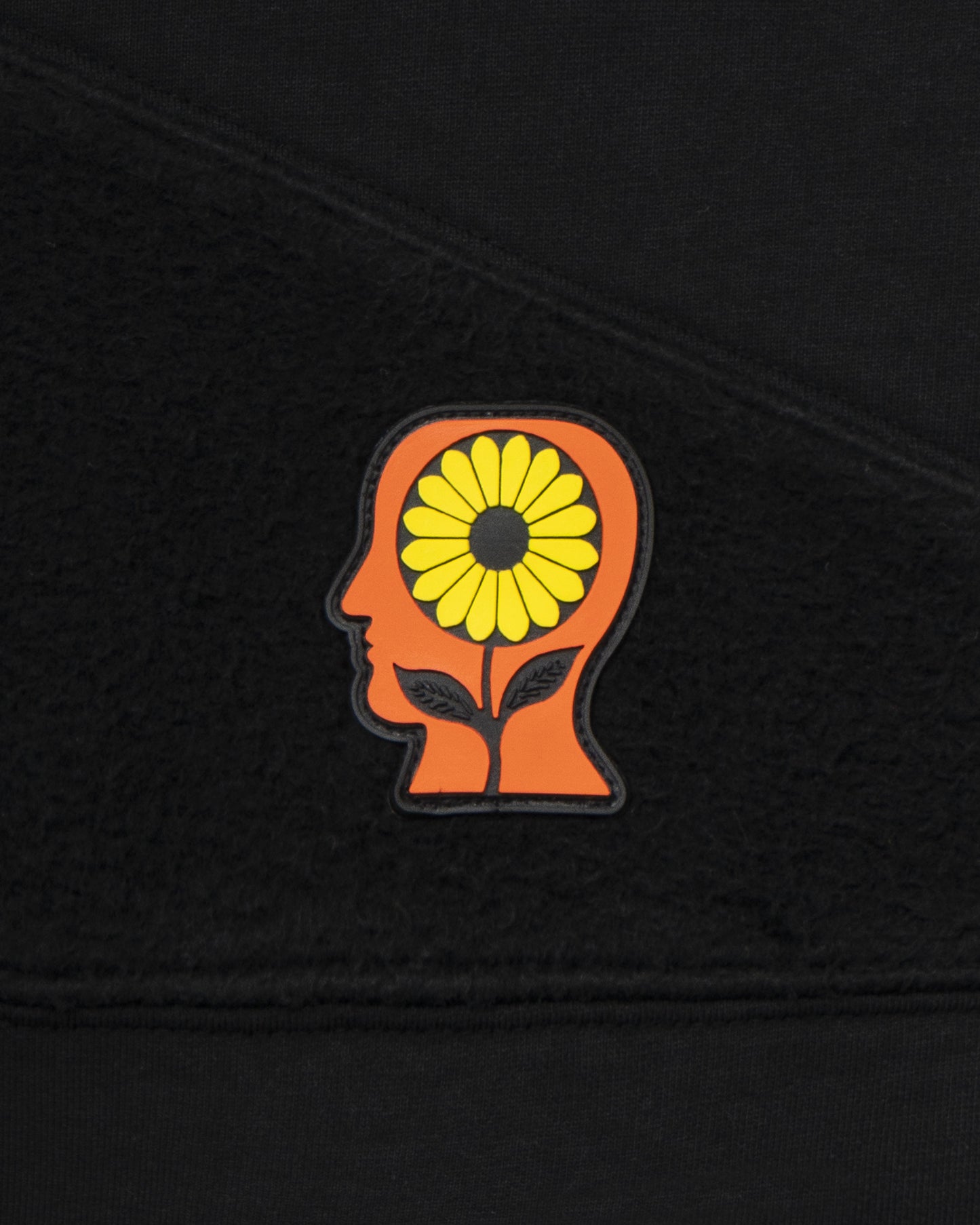 Brain Dead Sunflower Panelled Crewneck Sweatshirt - Blue