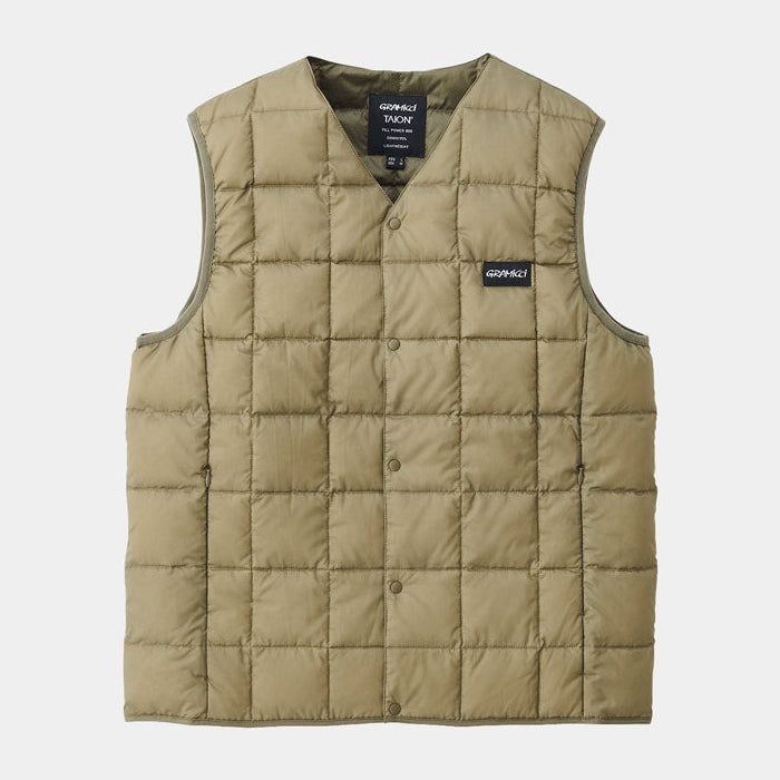 Gramicci x Taion Inner Down Vest - Beige