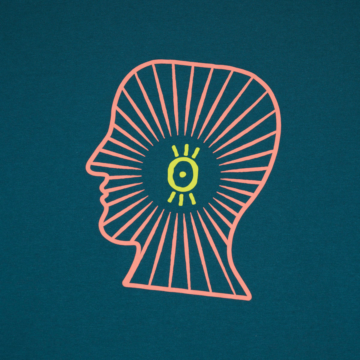 Brain Dead Visions Club LS T-Shirt - Teal