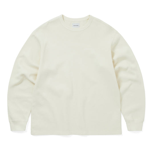 This Is Never That Waffle LS Tee - Ivory
