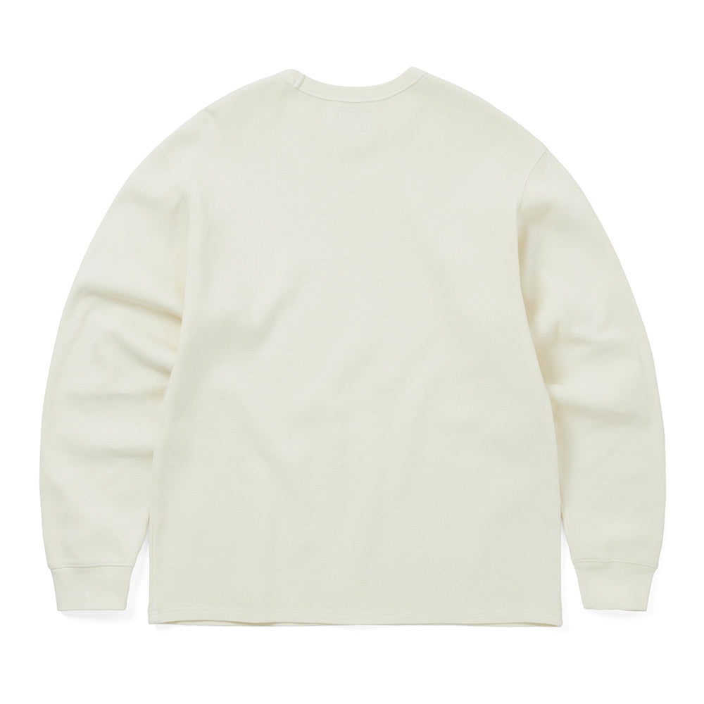 This Is Never That Waffle LS Tee - Ivory