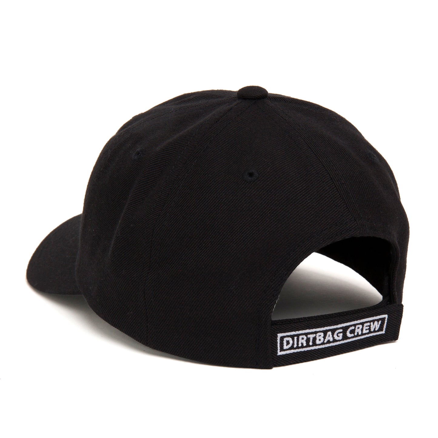 HUF Wasted Time 6 Panel Hat - Black