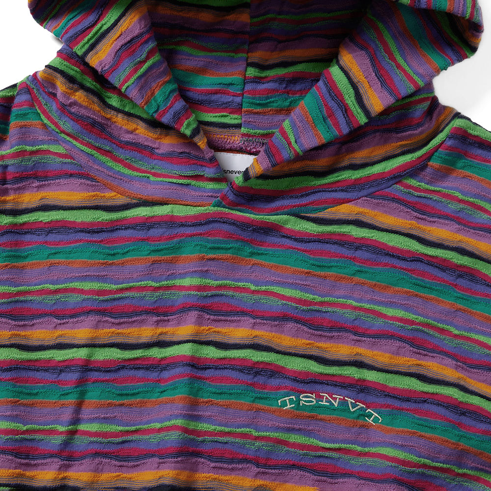 TINT Wave Jacquard Hoodie - Violet