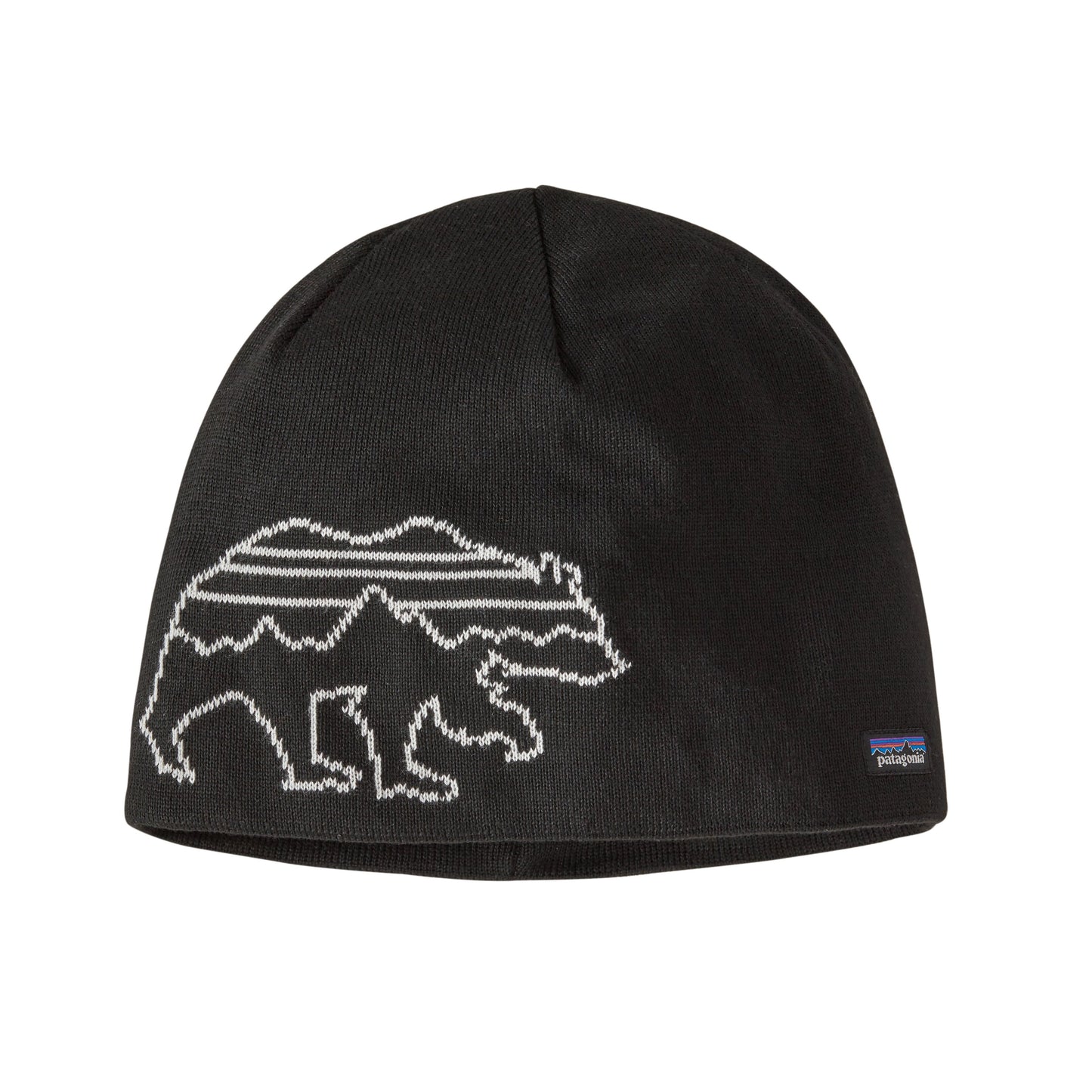 Patagonia Beanie Hat - Fitz Bear Knit Black