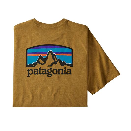 Patagonia Fitz Roy Horizons Responsibili-Tee - Buckwheat Gold