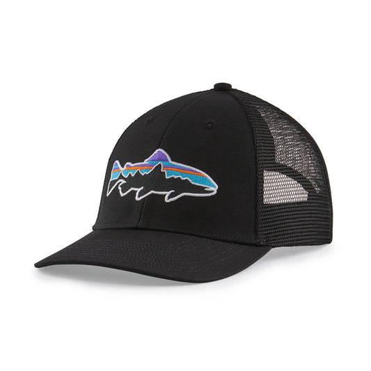Patagonia Fitz Roy Fish LoPro Trucker Hat - Black