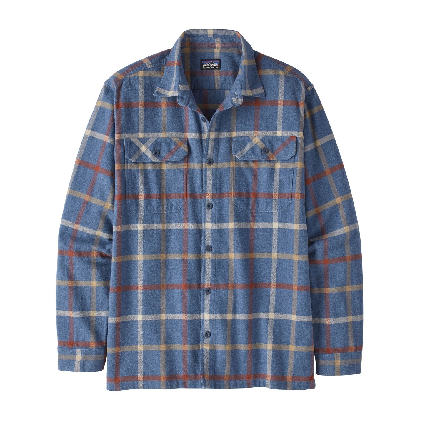 Patagonia Midweight Fjord Flannel Shirt - Brisk Dolomite Blue