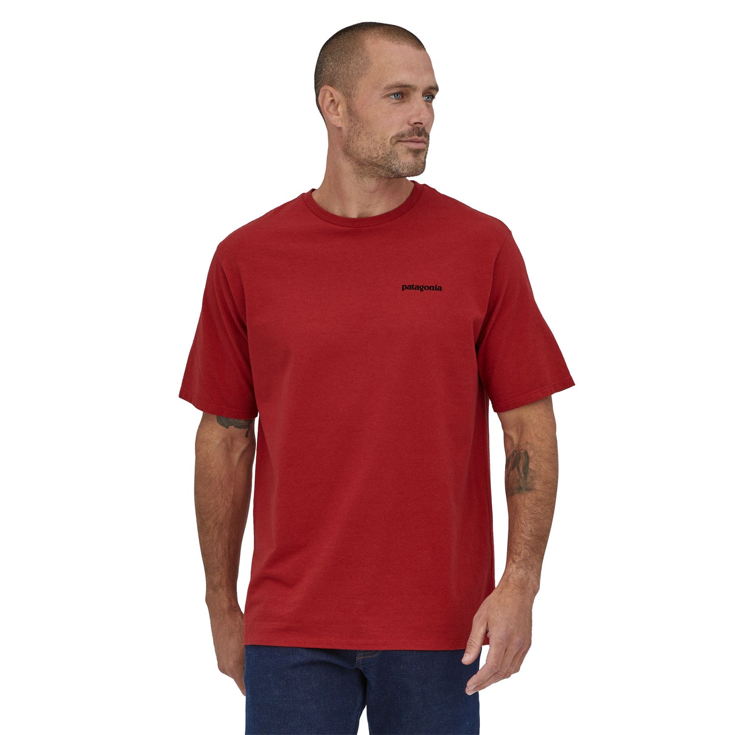Patagonia P-6 Logo Responsibili-Tee - Sumac Red