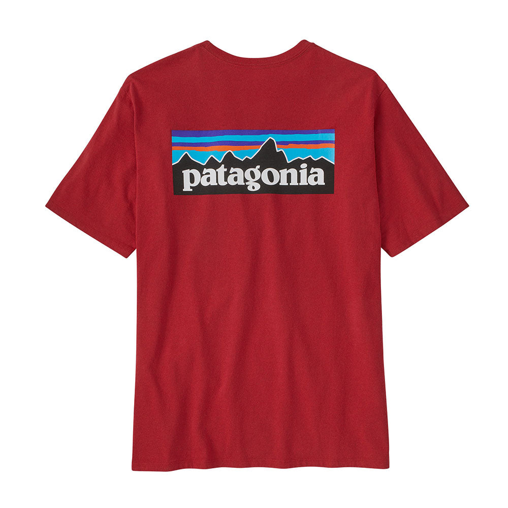 Patagonia P-6 Logo Responsibili-Tee - Touring Red